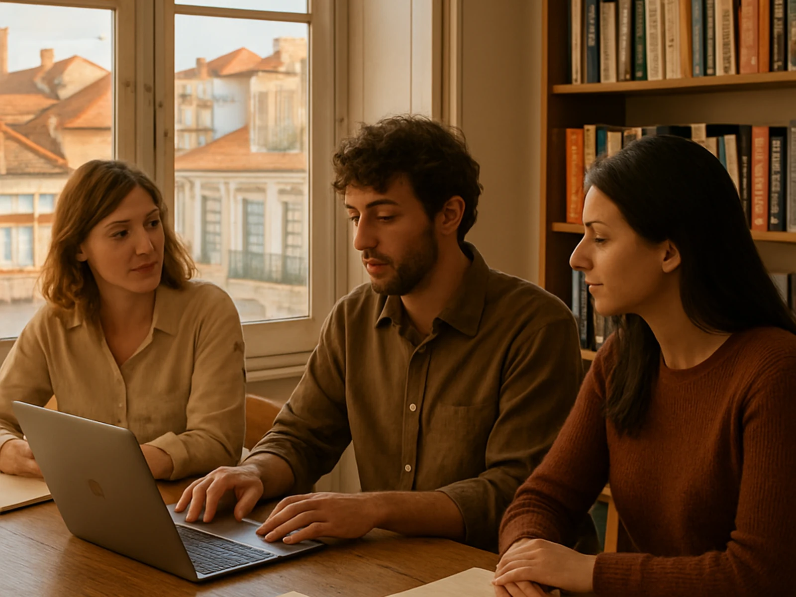 Ana, Tomás, and Beatriz